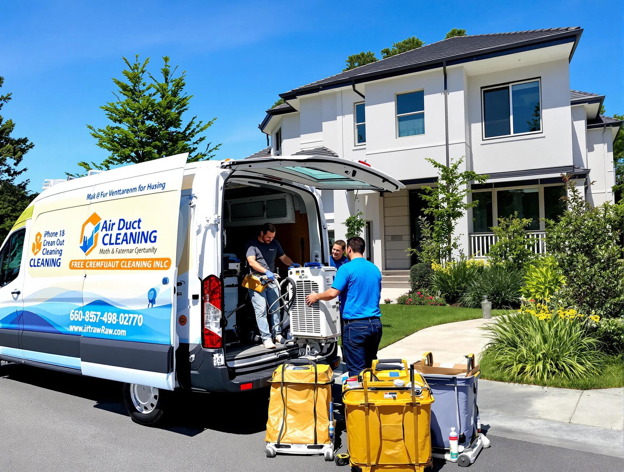 Lewisburg Air Duct Cleaning technician performing professional air duct cleaning in Lewisburg