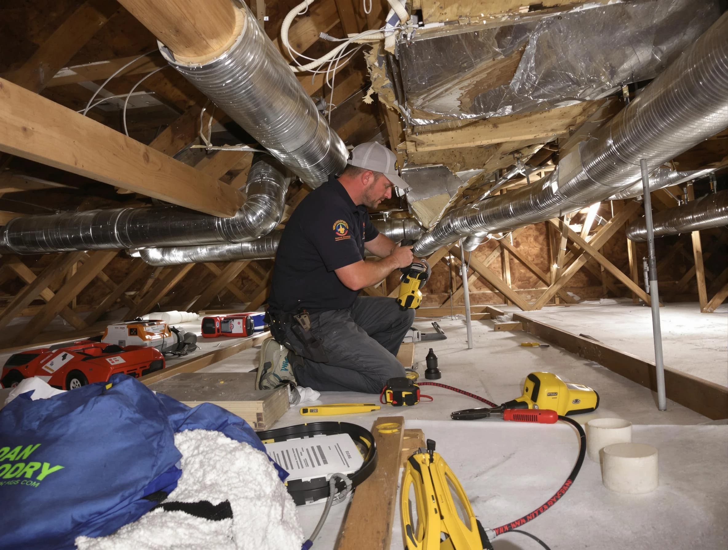 Professional air duct repair by Lewisburg Air Duct Cleaning in Lewisburg