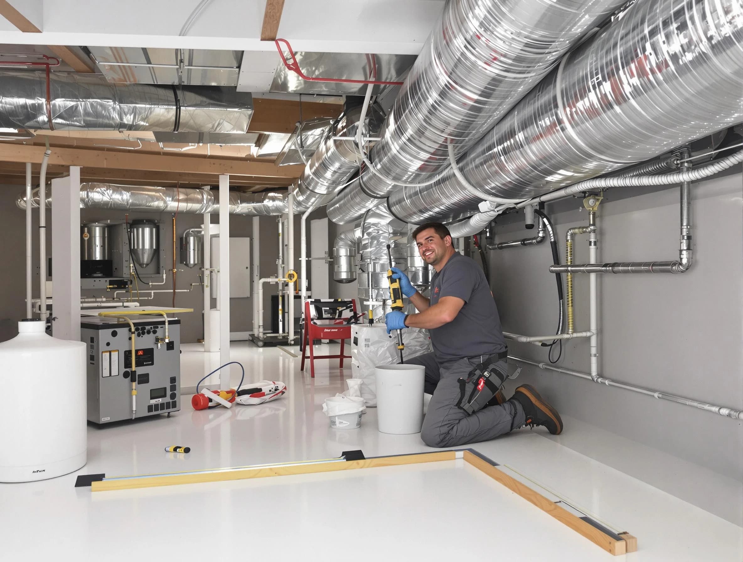 Professional duct sealing service by Lewisburg Air Duct Cleaning in Lewisburg