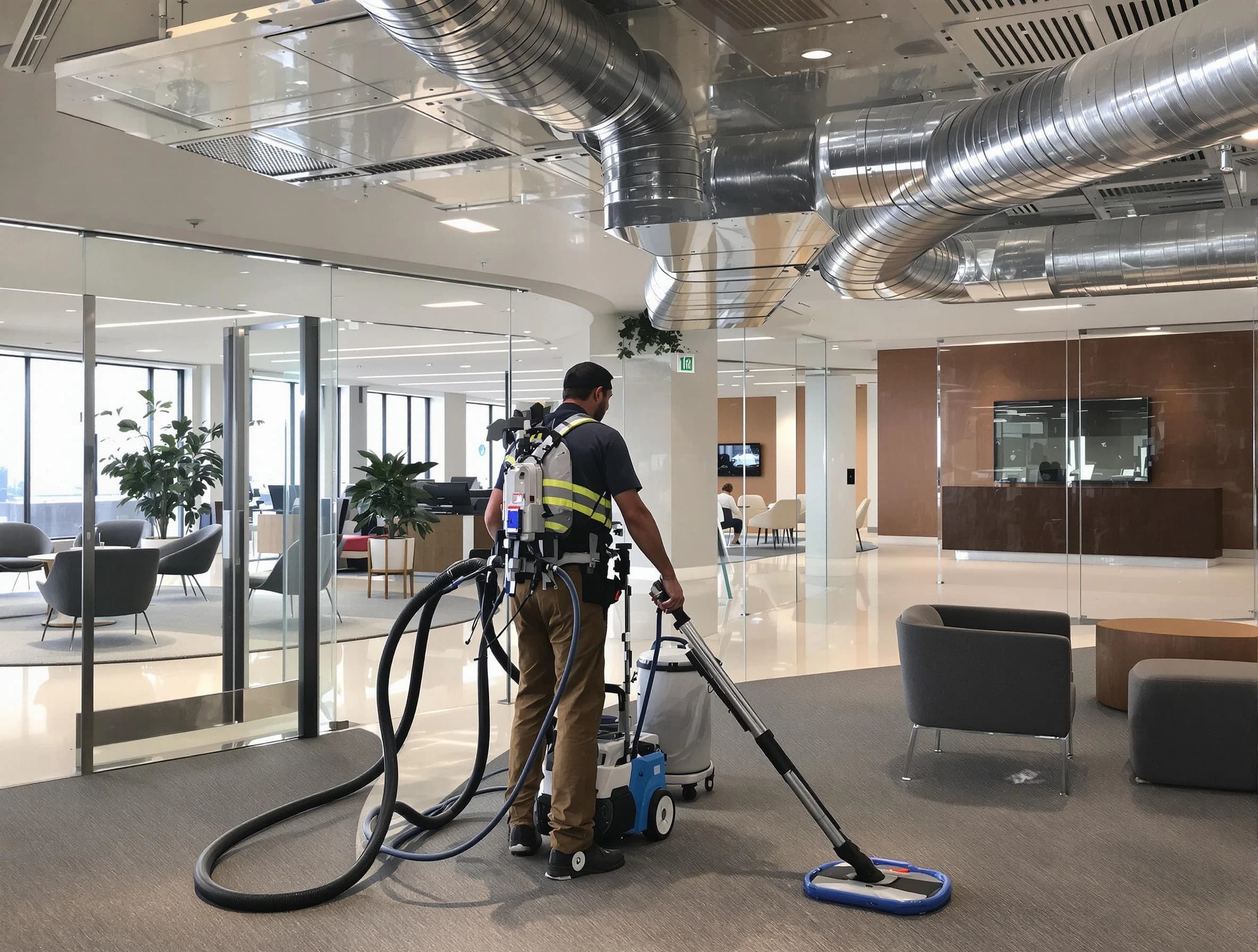 Commercial duct cleaning service by Lewisburg Air Duct Cleaning in Lewisburg