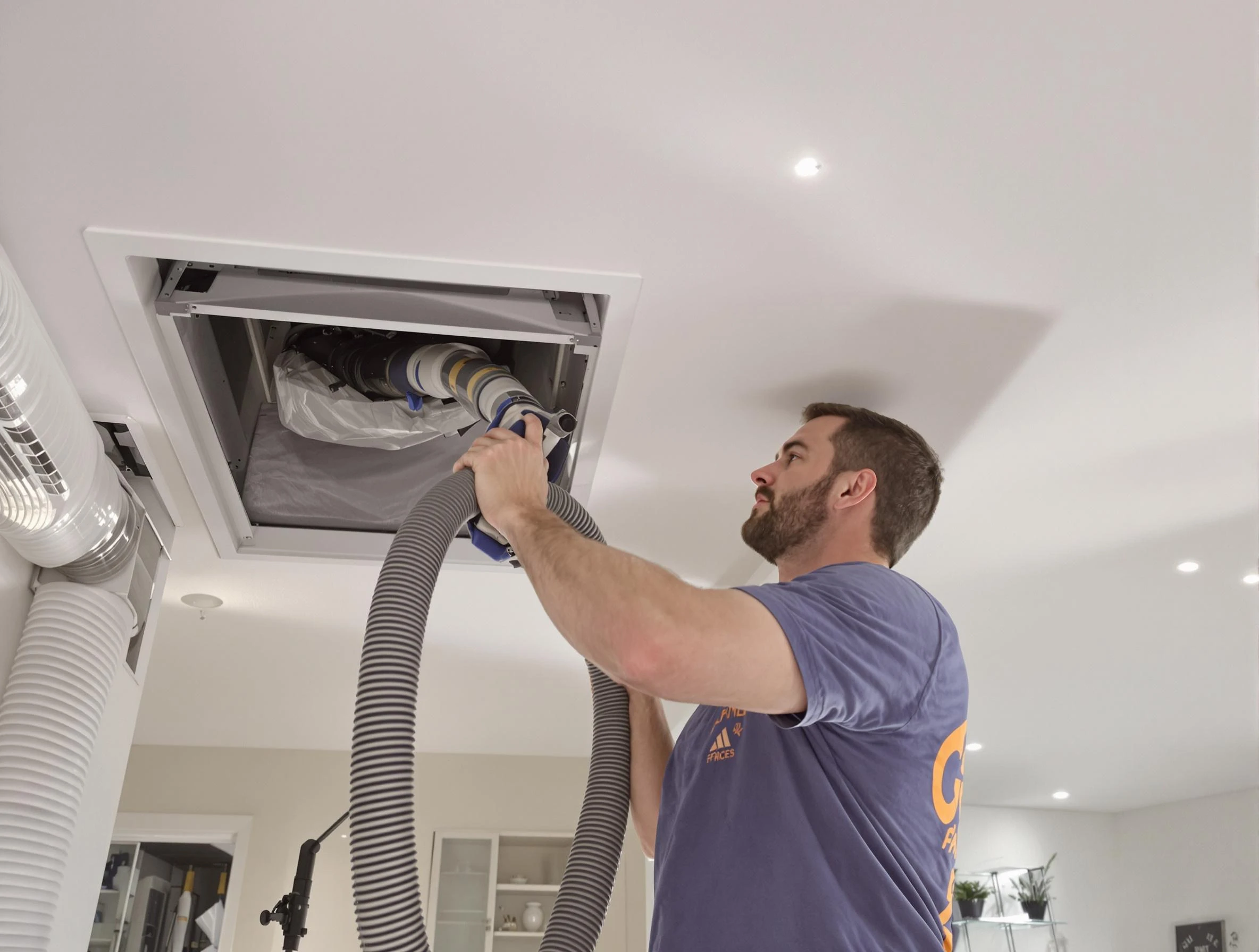 Precision indoor duct cleaning by Lewisburg Air Duct Cleaning in Lewisburg